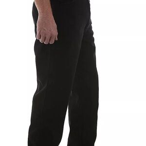 Wrangler Jeans Mens 34x29* Relaxed Fit Black Dark Wash Denim Cotton